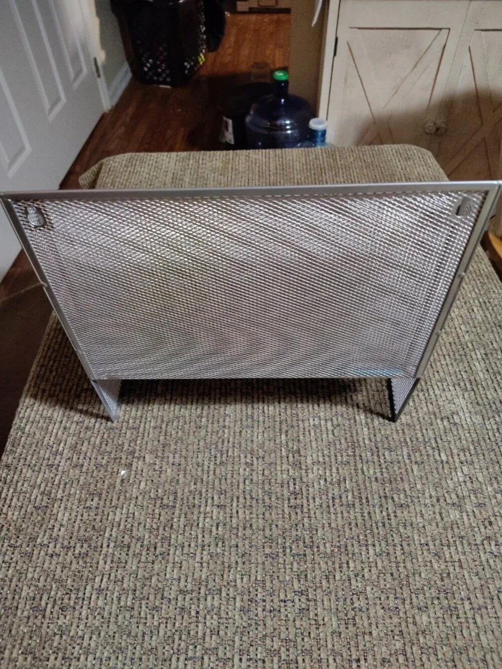3-Tier Metal Mesh File Holder, Desktop File Box, Magazine & Document Organizer